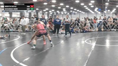 110 lbs Round 3 (12:30 Saturday) - Brekyn Boyle, POWA vs Savannah Kerr, NCWAY National Team