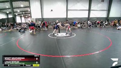 136 lbs Round 2 - Wyatt Weatherman, Cashmere Wrestling Club vs Logan Bowles, Reality Sports Wrestling Club