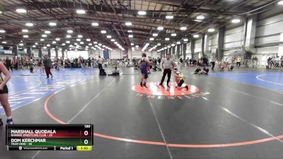 130 lbs Rd# 4- 2:00pm Friday Final Pool - Dom Kerchmar, Team Ohio vs Marshall Quodala, Ranger Wrestling Club