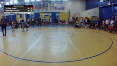 120 lbs Cons. Round 4 - Kenneth Placer, Southwest Miami Senior Highschool vs Logan Bajor, Cardinal Gibbons