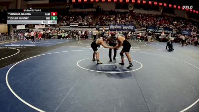 D 2 215 lbs Cons. Round 2 - Zyler Guidry, Sam Houston vs Joshua Garcia, Caddo Magnet