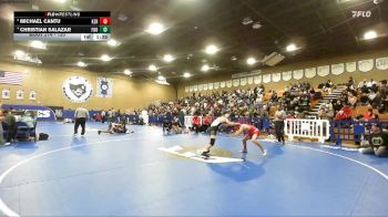 120 lbs Quarterfinal - Michael Cantu, Kerman vs Christian Salazar, Foothill
