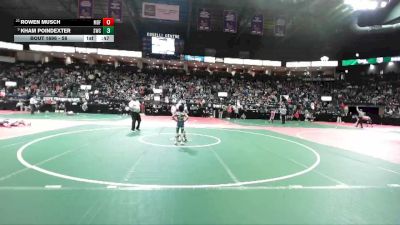 58 lbs Cons. Round 4 - Rowen Musch, MBF1 vs Kham Poindexter, SWCA