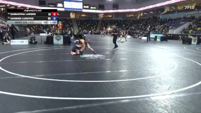 117 lbs Cons. Round 2 - Jasmine Luedtke, Wartburg vs Samantha Larsen, Gannon University