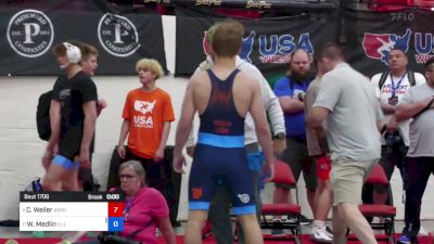 65 kg Round 1 - Colton Weiler, Askren Wrestling Academy vs Wyatt Medlin, Illinois Regional Training Center/Illini WC