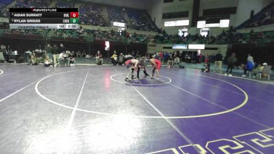 132 lbs Quarterfinal - Aidan Surratt, Boiling Springs vs Rylan Griggs, Lugoff-Elgin