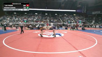 3A-157 lbs Champ. Round 1 - Khanan Caston, Glenrock vs Jax Thurin, Burns/Pine Bluffs