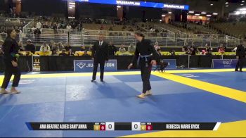 Rebecca Marie Dyck vs Ana Beatriz Alves Sant'anna 2025 Pan Jiu Jitsu IBJJF Championship