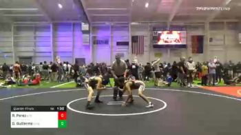 130 lbs Quarterfinal - Dylan Guillermo, CVBJJ vs Rogerio Perez, Utb