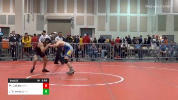 Prelims - Matthew Dallara, Buies Creek RTC vs Justin Crawford, Notre Dame College