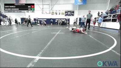73 lbs Rr Rnd 5 - Cato Varela, Chickasha Youth Wrestling vs Wilder Johnson, Comanche Takedown Club