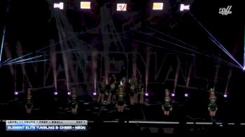 Element Elite Tumbling & Cheer - Neon [2026 L1.1 Youth - PREP - Small DAY 1] 2026 JAMfest Cheer Super Nationals