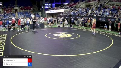 132 lbs Semis - Kale Petersen, Iowa vs Dalton Perry, Pennsylvania