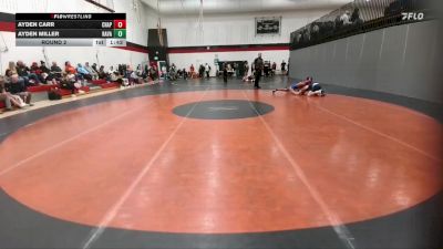 136-140 lbs Round 2 - Ayden Miller, Ralston Valley vs Ayden Carr, Chaparral