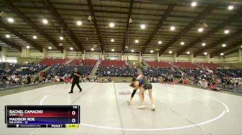 115 lbs Semis (4 Team) - Rachel Camacho, Utah 1 vs Madison Roe, Oklahoma