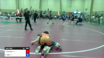 157 lbs Semifinal - Tyree Graham, Gladiator Wrestling Academy vs Colton Bell, Spartan RTC FL