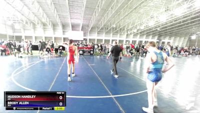 120 lbs Cons. Round 3 - Hudson Handley, OR vs Brody Allen, WY