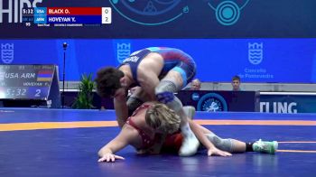 63 kg 1/2 Final - Otto Elliot Black, United States vs Yurik Hoveyan, Armenia