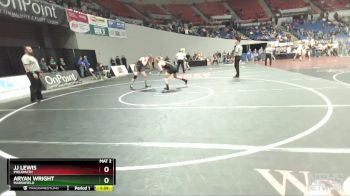 4A-175 lbs 5th Place Match - Aryan Wright, Marshfield vs JJ Lewis, Philomath