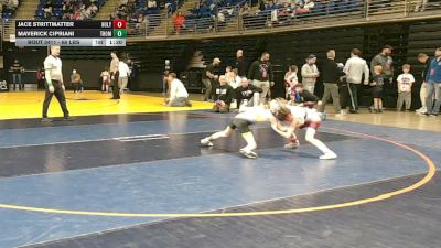 60 lbs Round Of 16 - Jace Strittmatter, Holy Name vs Maverick Cipriani, Thomas Jefferson