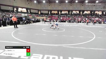 106 lbs Consi Of 4 - Liam Davis, Lake Highland Prep vs Brady Kaupp, Green Farms Academy