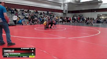 46-49 lbs Round 1 - Zander Lee, North Hardin WC vs Tyrik Washington, Avon WC