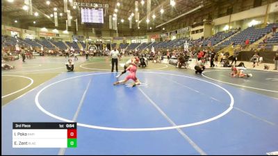 109 lbs 3rd Place - Irini Poka, Rapid City Cobblers vs Eliana Zent, Black Hills Wr Acd