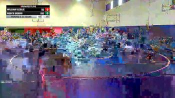 146 lbs Round 2 (6 Team) - William Leslie, Florence High School vs Reece Beers, Fountain Hills High School