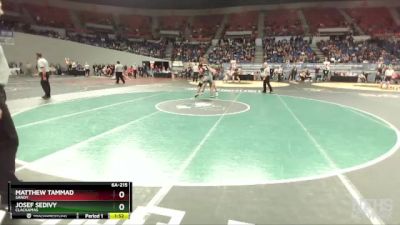 6A-215 lbs Quarterfinal - Josef Sedivy, Clackamas vs Matthew Tammad, Sandy