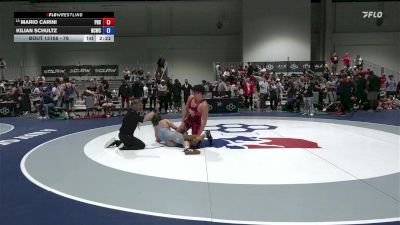 79 lbs Champ. Round 4 - Mario Carini, Poway High School vs Kilian Schultz, Northern Colorado Wrestling Club