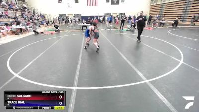 100 lbs Round 2 - Eddie Salgado, IA vs Trace Rial, IA