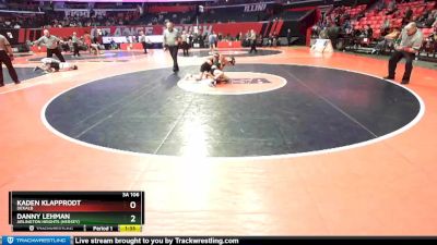 3A 106 lbs Cons. Round 1 - Danny Lehman, Arlington Heights (Hersey) vs Kaden Klapprodt, DeKalb