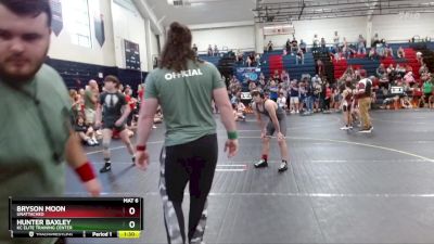 136 lbs Round 2 - Bryson Moon, Unattached vs Hunter Baxley, KC Elite Training Center