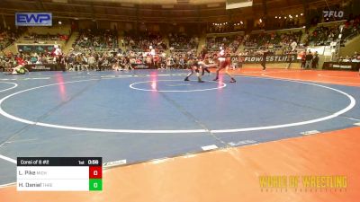 76 lbs Consi Of 8 #2 - Levi Pike, Michigan West vs Hayes Daniel, Threestyle