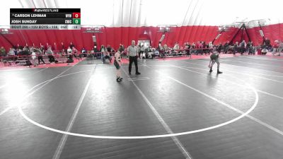 12U Boys - 135 lbs Semis - Hunter Iglinski, Waterford Youth Wrestling Club vs Tiberius Deane, Wisconsin