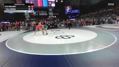 145 lbs Champ. Rd Of 128 - Lylli Delaney, MN vs Ella Gregg, NY