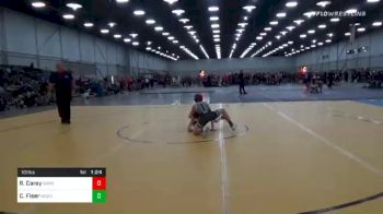 101 lbs Quarterfinal - Roen Carey, Sarbacker Wrestling Academy vs Connor Fiser, Moen Wrestling Academy