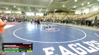 130 lbs Quarterfinal - Preston Lobliner, Brentwood Wrestling Club vs Ladson Fraser, Rountree Wrestling Academy