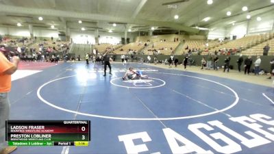 130 lbs Quarterfinal - Preston Lobliner, Brentwood Wrestling Club vs Ladson Fraser, Rountree Wrestling Academy