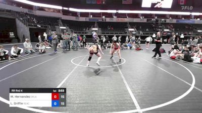 127 lbs Rr Rnd 4 - Maekala Hernandez, Oklahoma Red vs Laken Griffin, REACHES Lightning