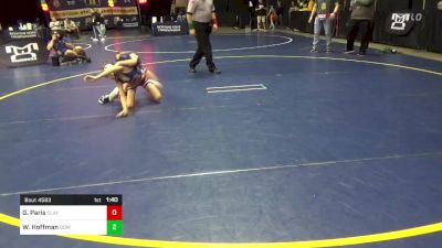 65 lbs Quarterfinal - Grayden Paris, Claysburg-Kimmel vs Walker Hoffman, Downingtown