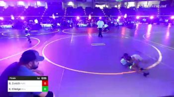 62 lbs Final - Bryson Zunich, Purebred Elite vs Kale Elledge, Bclltdc