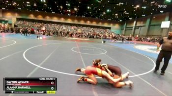 120 lbs Cons. Round 6 - Alanna Harwell, St. Mary`s vs Payton Weaver, Pahrump Valley