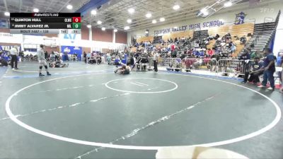 138 lbs Cons. Round 8 - Jimmy Alvarez Jr., Millikan vs Quinton Hull, Clovis West