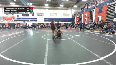 190 lbs Cons. Semi - William Martinez Gutierrez, Centennial (Corona) vs Jeremy Brieske, Etiwanda