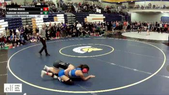 110 lbs. Cons. Round 4 - Kariann Robinson, Liberty vs Sophia Reece, Broken Arrow