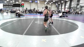 90 lbs Quarterfinal - Braylon Decker, VA vs Georgie Dipsey, NJ