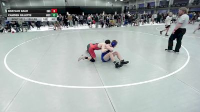 138 lbs Cons. Sub-rd Of 16 - Camden Gillette, Missouri vs Braylon Bach, Heartland Wrestling Academy