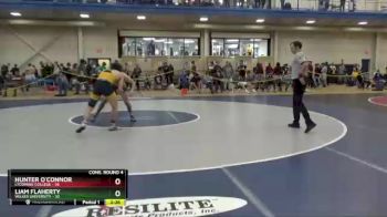 157 lbs Cons. Round 4 - Hunter O`Connor, Lycoming College vs Liam Flaherty, Wilkes University