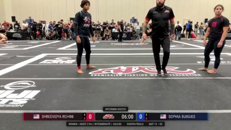Shreevidya Rohin vs Sophia Buigues 2025 ADCC Orlando Open/Youth Trials